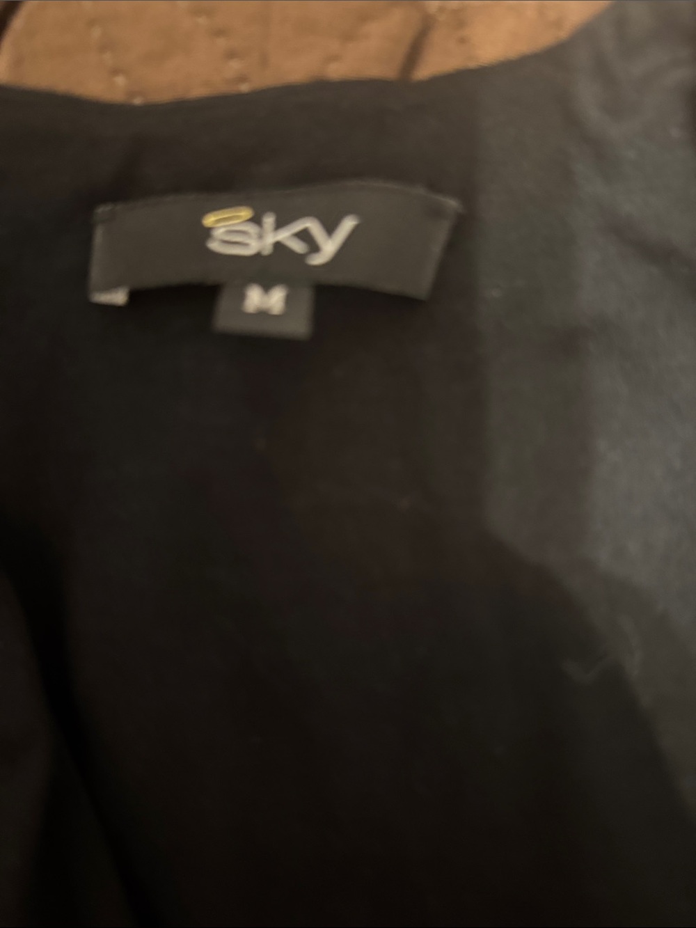 Sky Black Sleeveless Dress with Yellow and Orange Gemstone Belt - Picture 2 of 3